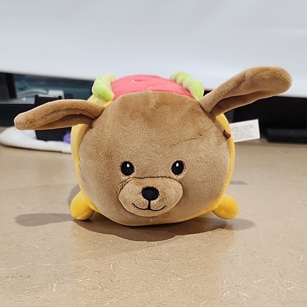 Cute Brown and Yellow Plush Toy